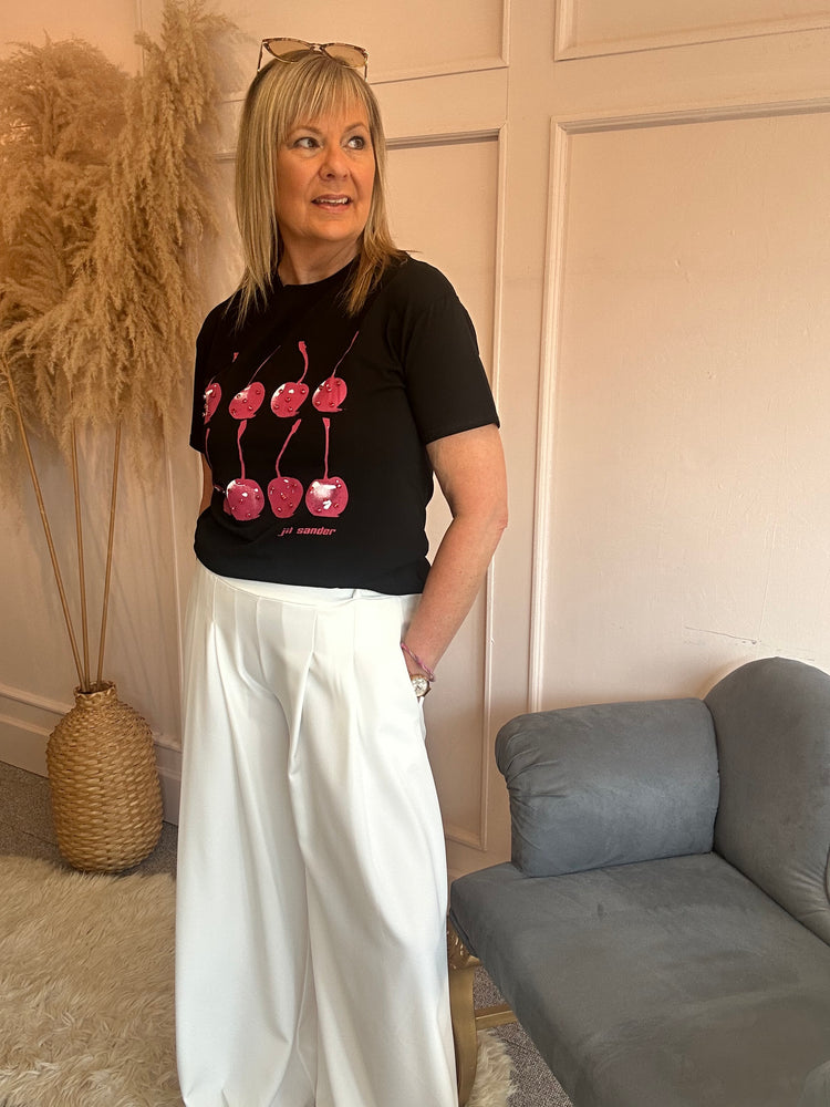 Cherry Gems T Shirt - Black