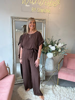Stylish Jumpsuit - Brown