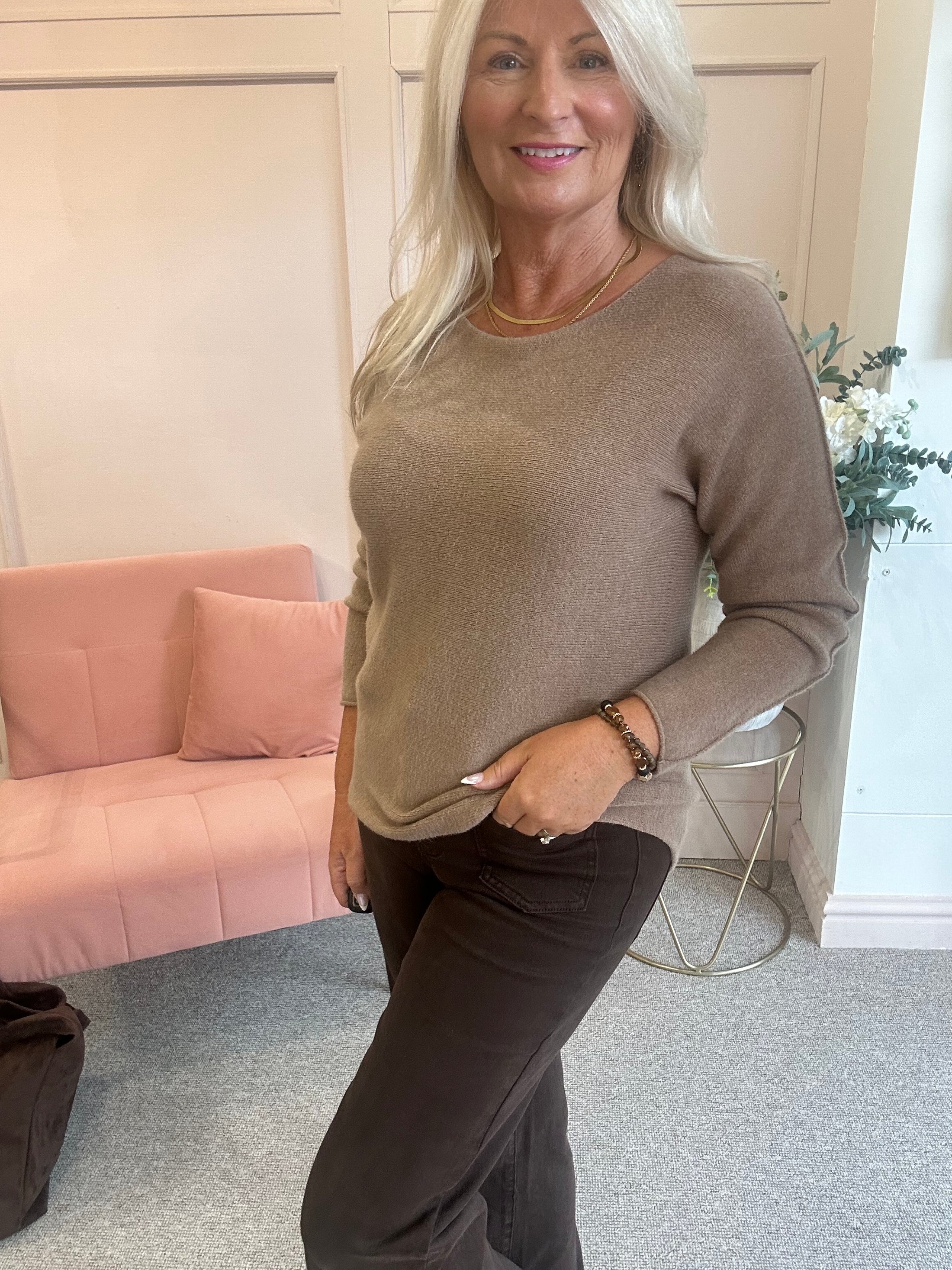 Just a Plain Jumper - Caramel