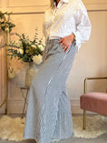 Load image into Gallery viewer, Dare To Stand Out Striped Pant - Navy/Cream - Wardrobe By Simone

