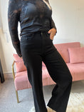 Load image into Gallery viewer, Super Cool Wide Jean - Black - Wardrobe By Simone
