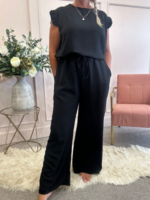 Wide Leg Pant - Black