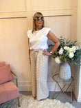 Load image into Gallery viewer, Frill Cap Sleeved Top  - White - Wardrobe By Simone
