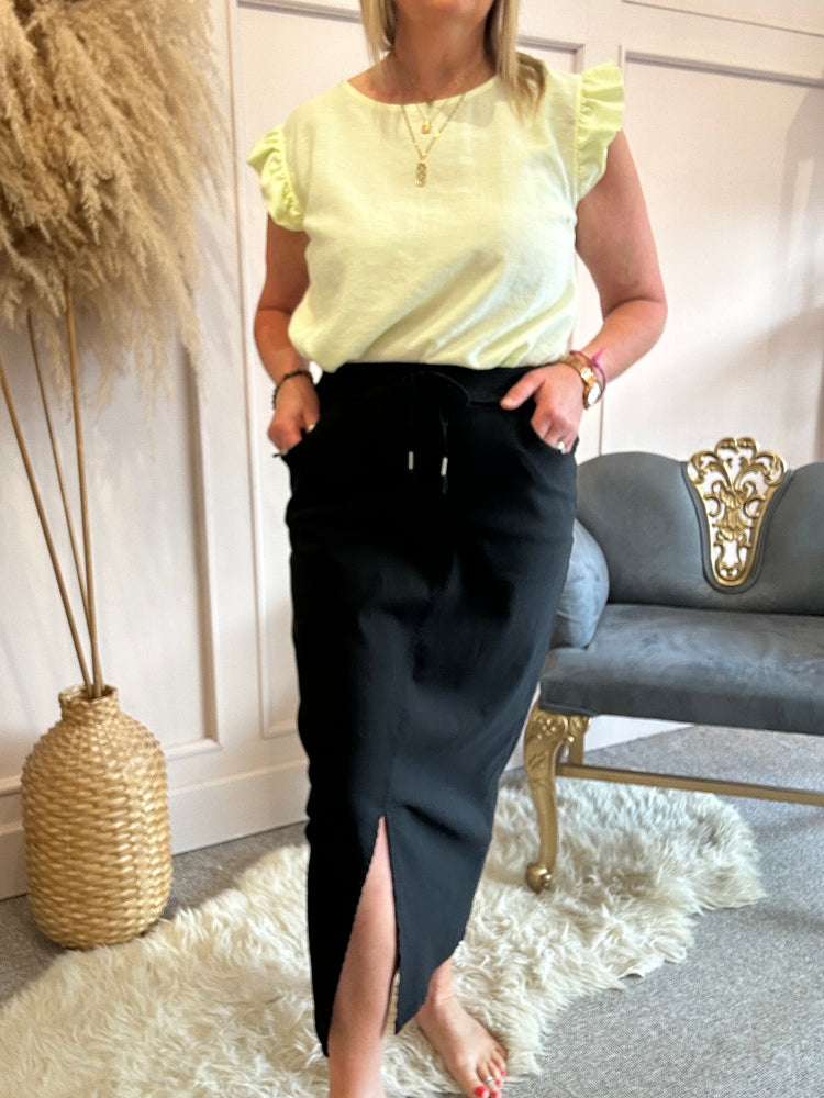 Magic Pencil Skirt - Black