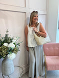 Load image into Gallery viewer, Side Tie Sleeveless Top - Stone

