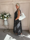 Load image into Gallery viewer, Polka Dot With Gold Shimmer - Black/White - Wardrobe By Simone
