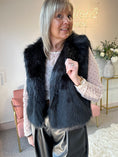 Load image into Gallery viewer, Faux Fur Gilet - Black
