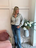 Load image into Gallery viewer, Military Lounge Jacket - Taupe - Wardrobe By Simone
