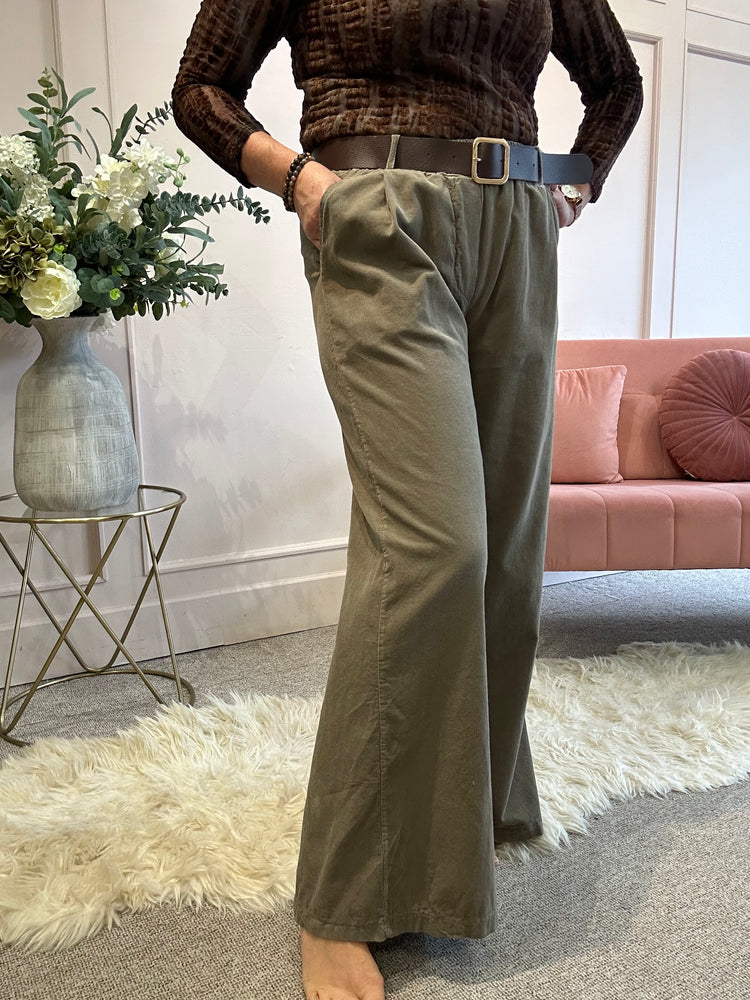 Corduroy Trouser  - Taupe