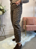 Load image into Gallery viewer, Trending Deer Print Jeans - Brown/Beige
