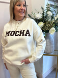 Load image into Gallery viewer, Mocha Logo Sweatshirt - Cream - Wardrobe By Simone
