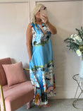 Load image into Gallery viewer, Santorini Maxi Dress- Blue's - Wardrobe By Simone
