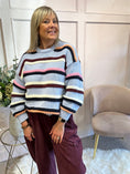 Load image into Gallery viewer, Candy Striped Jumper - Blue
