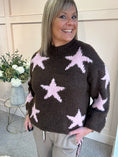 Load image into Gallery viewer, Star Jumper - Brown/Pink
