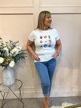 Load image into Gallery viewer, By The Seaside T-Shirt - White - Wardrobe By Simone
