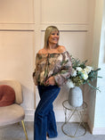 Load image into Gallery viewer, Camilla Floral Top - Browns/Greens
