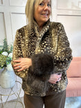 Load image into Gallery viewer, Bambi Mandarin Collar Jacket  - Brown/Cream
