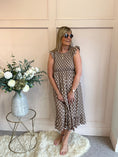 Load image into Gallery viewer, A Spotty Dotty Dress - Brown/Cream
