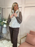 Load image into Gallery viewer, Cosy Textured Gilet  - Latte
