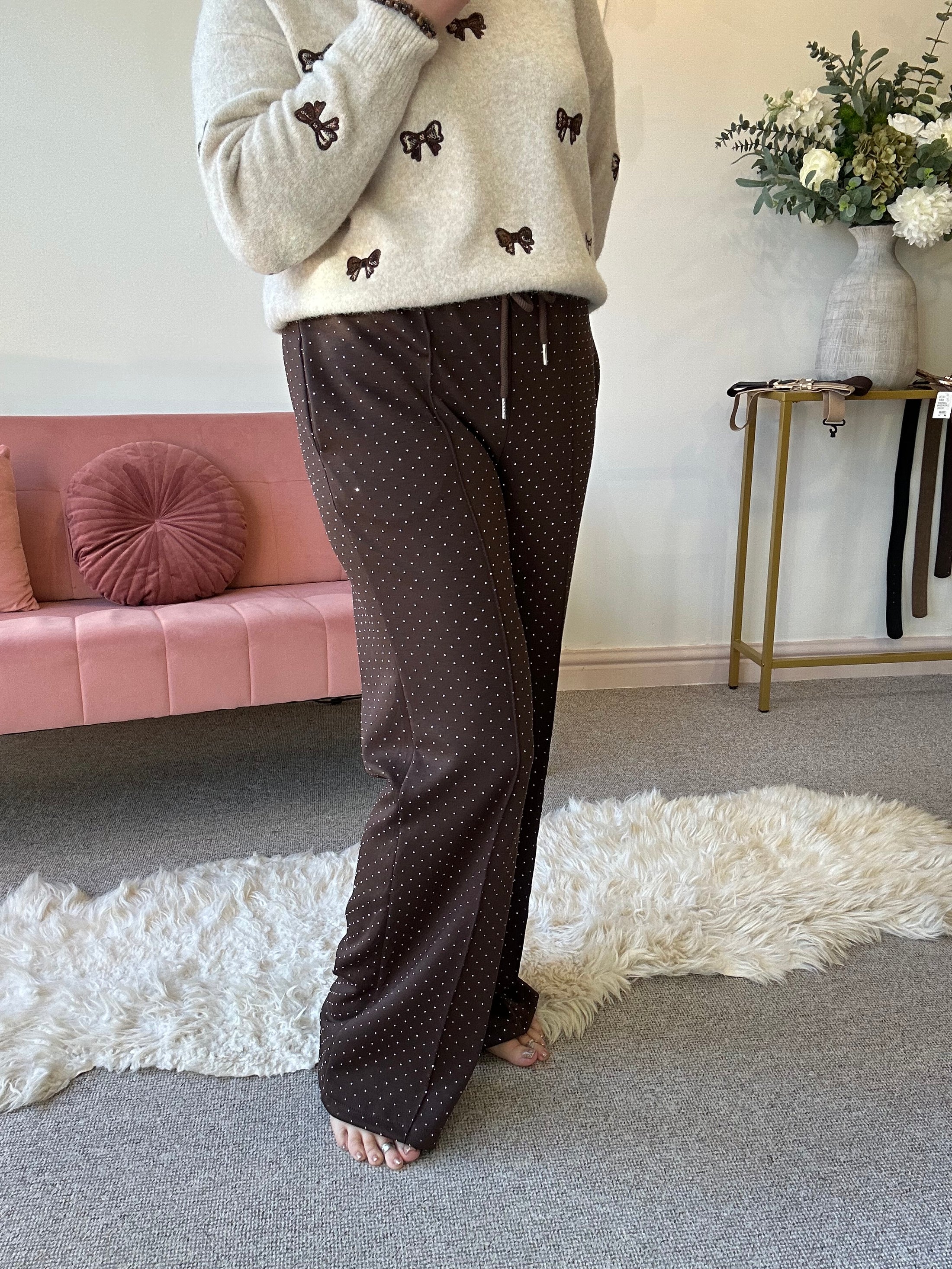 Twinkle Sparkle Pant - Brown
