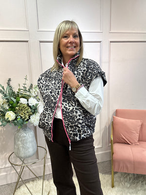Gilet - Leopard Print