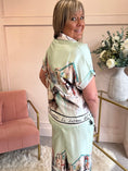 Load image into Gallery viewer, Vienna Scene Shirt & Pant Set - Mint/Mix - Wardrobe By Simone
