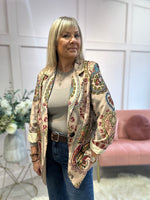 Paisley Blazer - Multi Colour