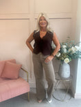 Load image into Gallery viewer, Knit Waistcoat - Brown
