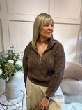 Load image into Gallery viewer, Zip Soft Jumper - Brown
