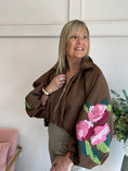 Load image into Gallery viewer, Detailed Sleeve Collar Jacket - Brown
