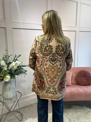 Paisley Blazer - Multi Colour