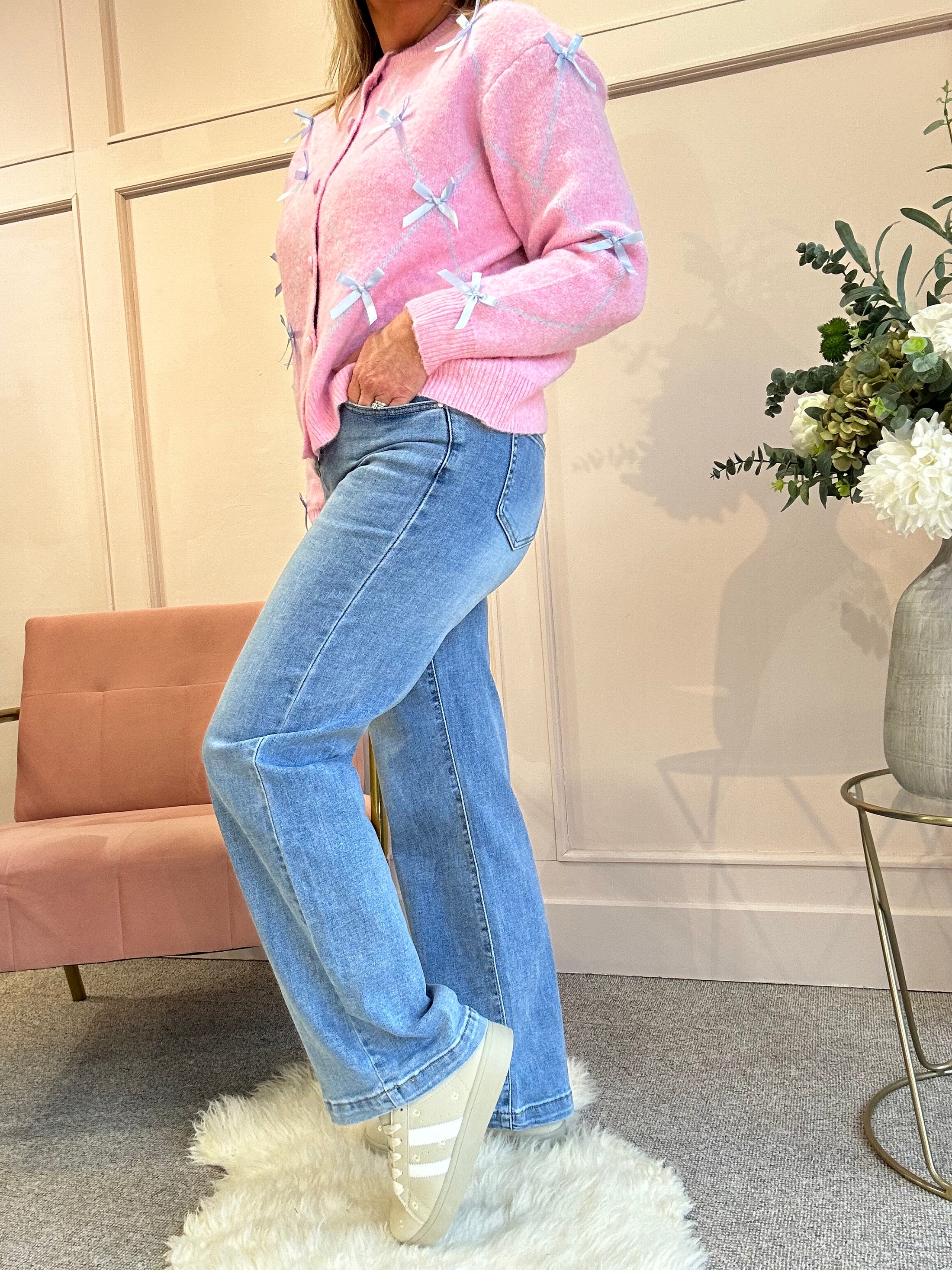 My Tina Wide Leg Jeans - Light Denim