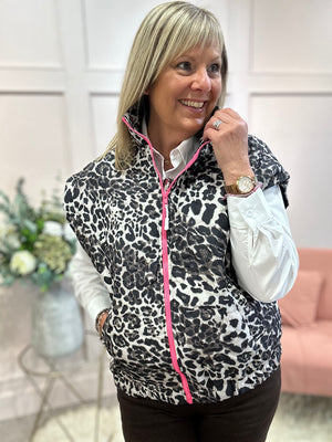 Gilet - Leopard Print