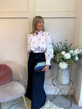 Load image into Gallery viewer, Romantic Daisy & Ruffle Top - Soft Pink - Wardrobe By Simone
