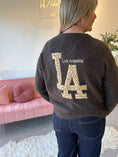 Load image into Gallery viewer, Sequin 'LA'  Detail Jumper -  Brown

