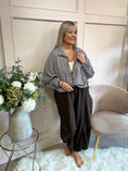 Load image into Gallery viewer, Checked Zip Jacket - Tan/Navy - Wardrobe By Simone
