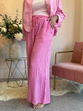 Load image into Gallery viewer, Dare To Stand Out Striped Pant - Cerise/Candy Pink - Wardrobe By Simone
