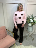 Load image into Gallery viewer, Cute Bow Jumper - Pale Pink
