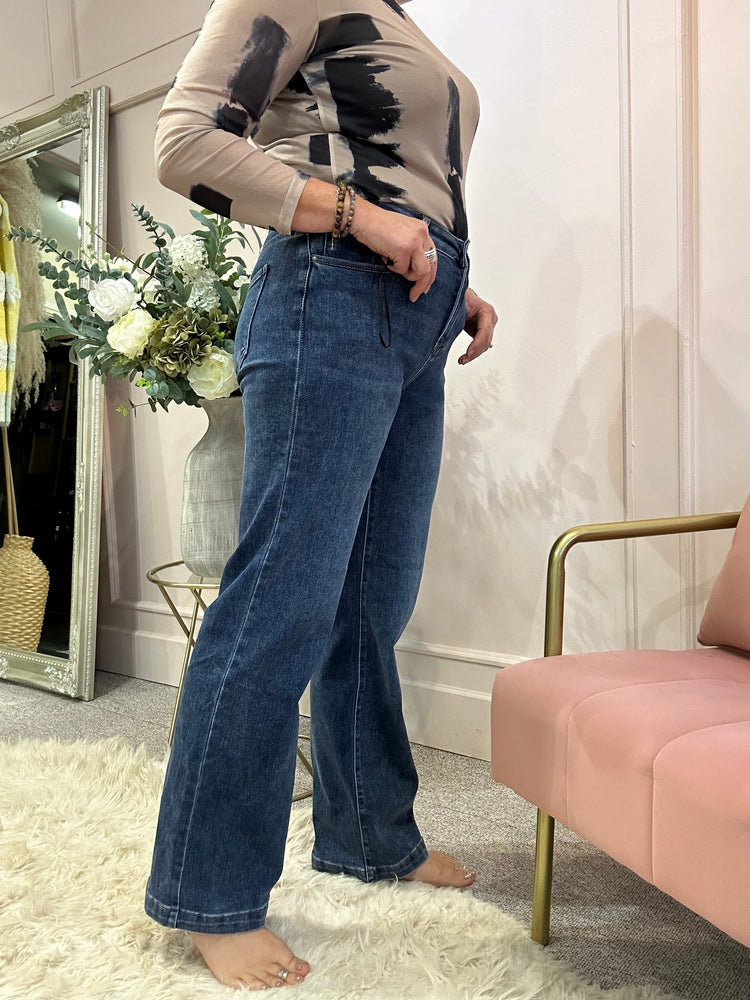 Super Cool Wide Jean - Blue