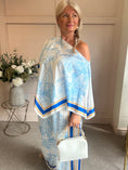 Load image into Gallery viewer, Handkerchief Style Top & Trouser Set - Blue/Yellow One size
