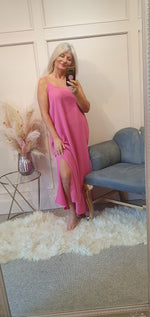 Strappy Maxi Sundress - Cerise Pink - Wardrobe By Simone