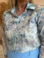 Floral Bloom Shirt - Blue