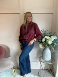 Load image into Gallery viewer, Suedette Zip Jacket - Rich Plum
