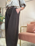 Load image into Gallery viewer, Soft Tweed Inspired Pant - Brown
