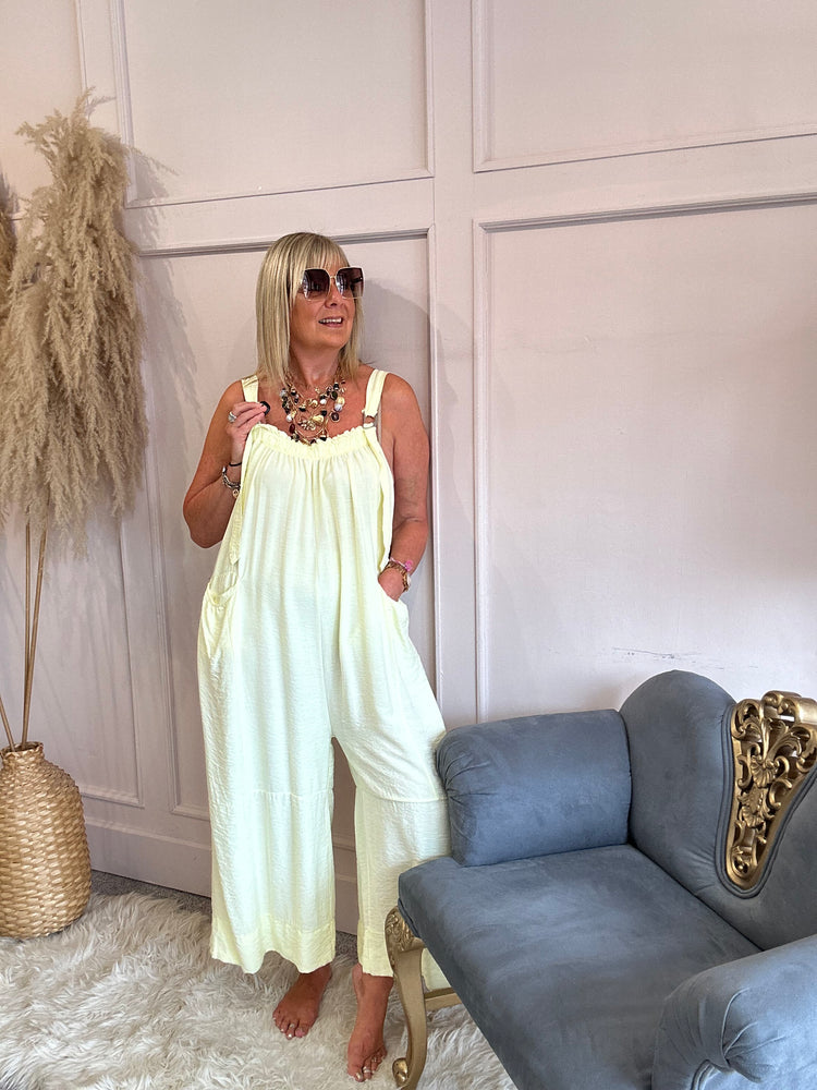 Fun dungarees - Yellow - Wardrobe By Simone