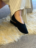 Load image into Gallery viewer, Camille Faux Suede ballet Shoe - Black

