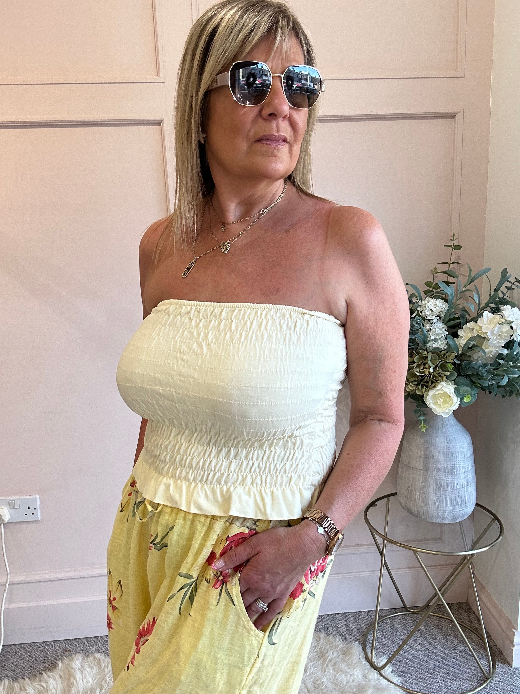 Bandeau Top  - Lemon