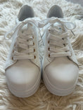 Load image into Gallery viewer, Touch Of Gold Chunky Trainer - White - Wardrobe By Simone
