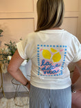 Load image into Gallery viewer, La Dolce Vita T Shirt  - White - Wardrobe By Simone
