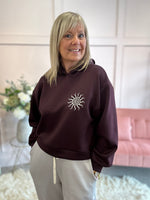 Little Sundial Hoody  - Aubergine - Wardrobe By Simone